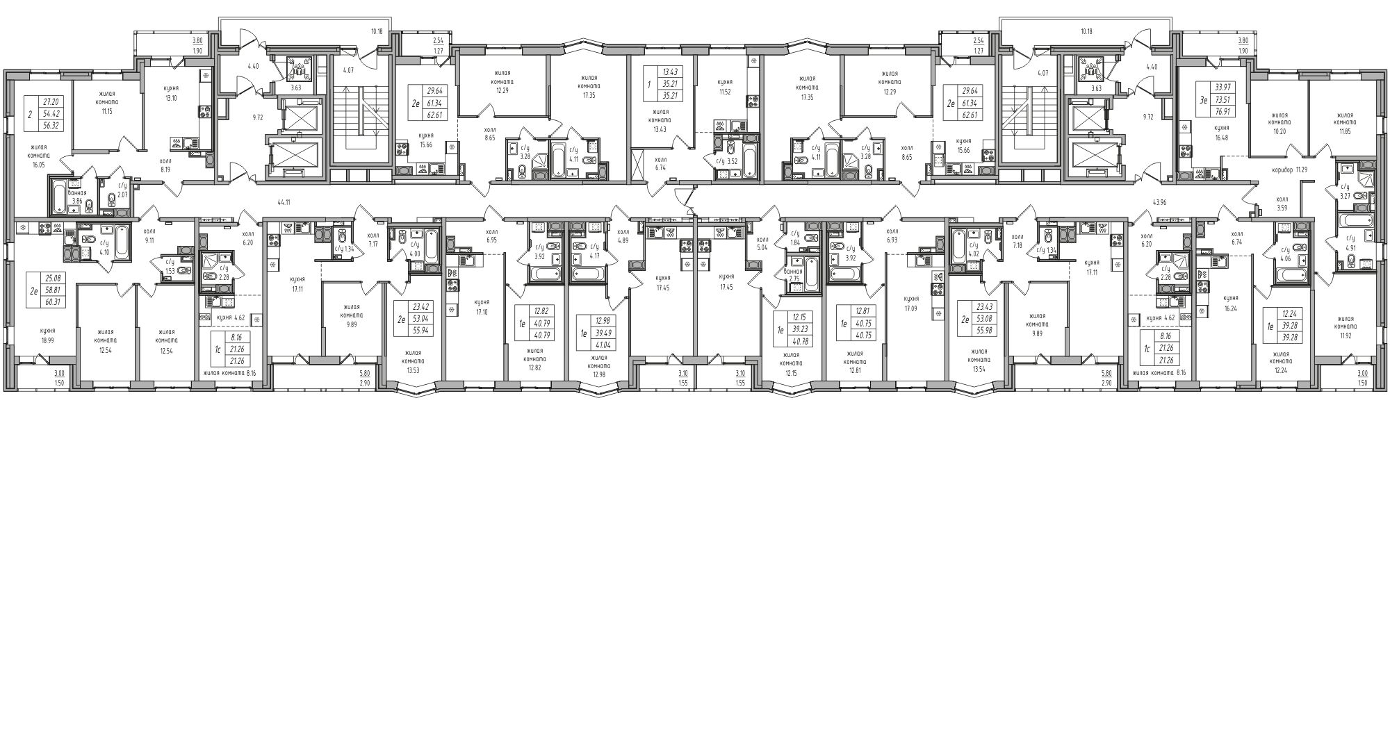 Продаю квартиру студию 21 26м² Заречная ул 50 Санкт Петербург р н