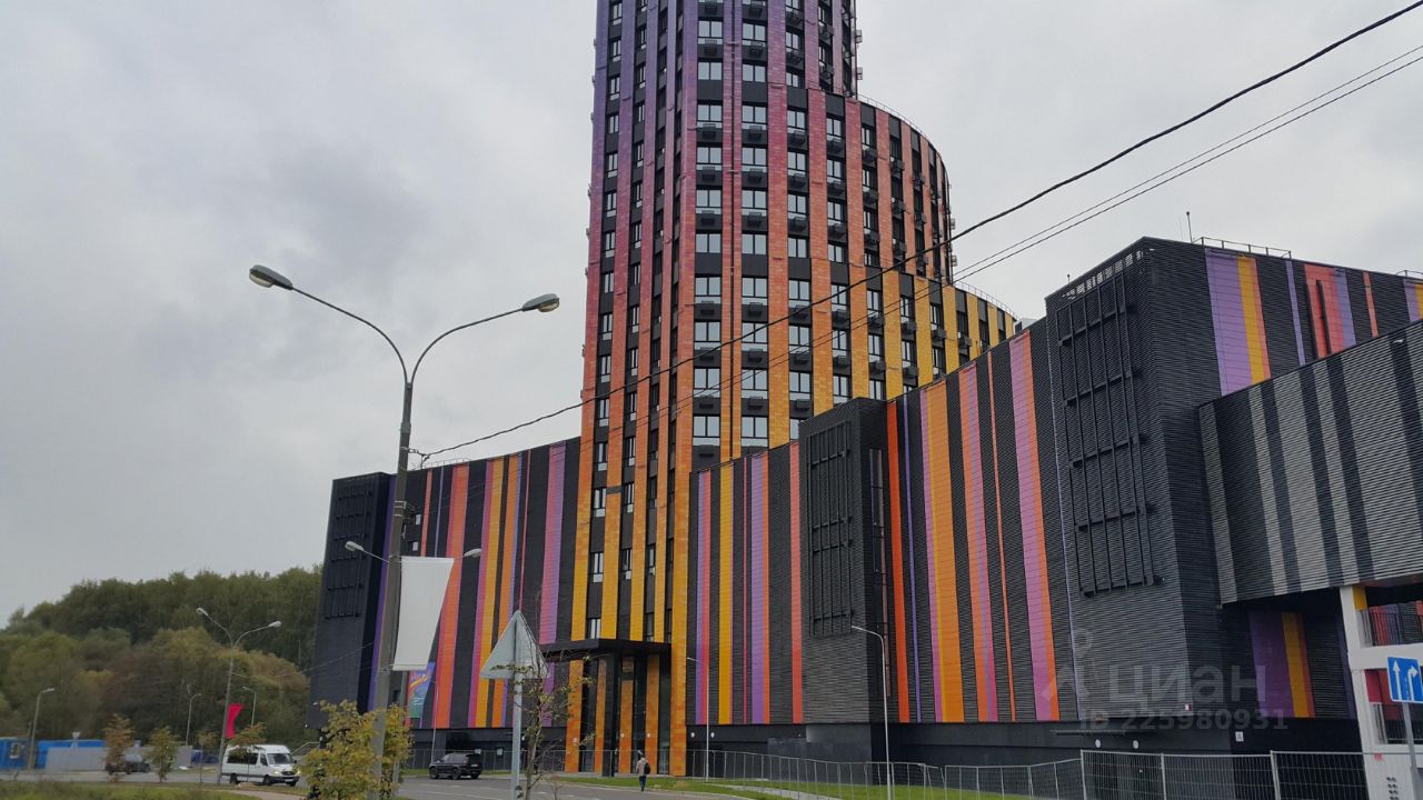 Купить апартаменты-студию 32.7м² ул. Олимпийская, 6, Видное, Московская область м. Домодедовская - база ЦИАН, объявление 225980931