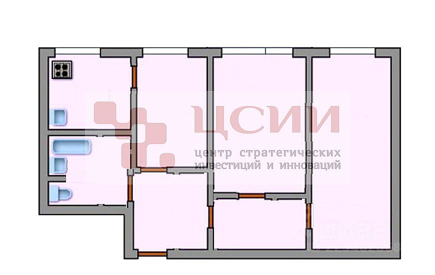 Продаю трехкомнатную квартиру 55м² ул. Габричевского, 6К1, Москва, СЗАО, р-н Покровское-Стрешнево м. Щукинская - база ЦИАН, объявление 223462868