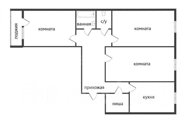 Планировка ленинградка 3 комнатная схема