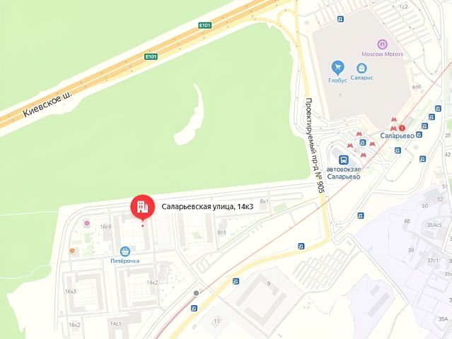 Москва пос московский ул саларьевская
