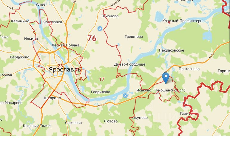 Карта некрасовского района ярославской области подробная смотреть с деревнями