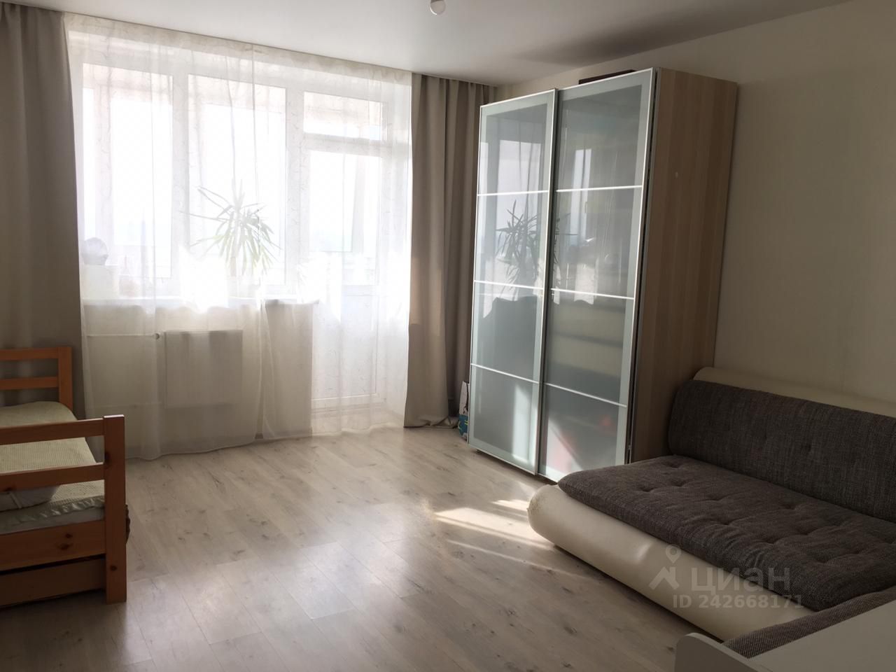 Продажа однокомнатной квартиры 44м² Московская ул., 56, Долгопрудный, Московская область, мкр. Новые Водники м. Водники - база ЦИАН, объявление 242668171