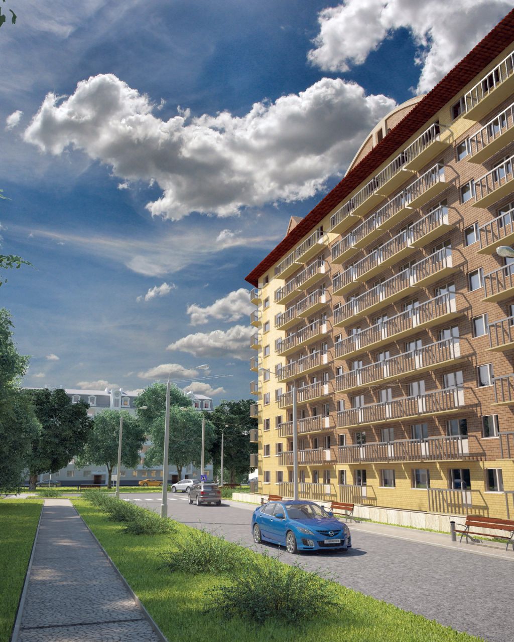 фото ЖК по ул. Комарова