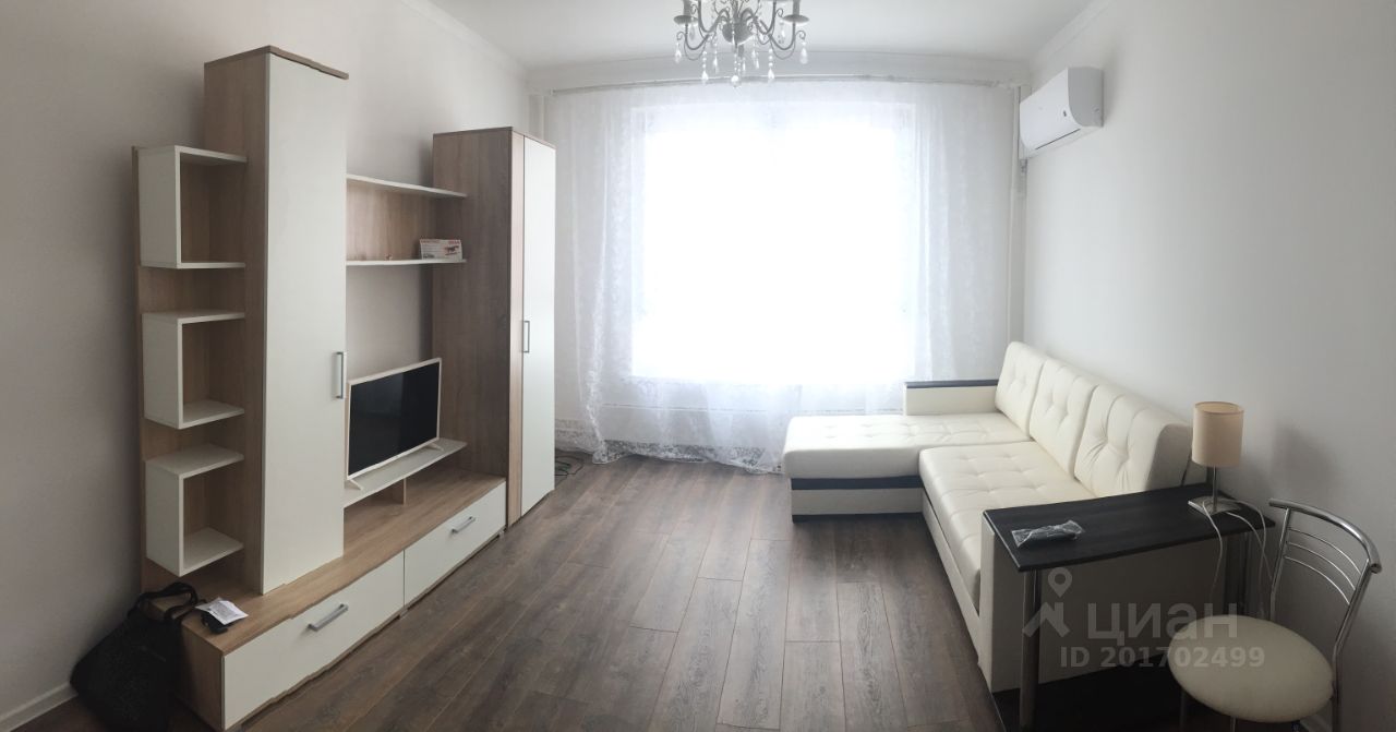 Аренда однокомнатной квартиры 34.6м² Варшавское ш., 141к11, Москва, ЮАО, р-н Чертаново Южное м. Аннино - база ЦИАН, объявление 201702499