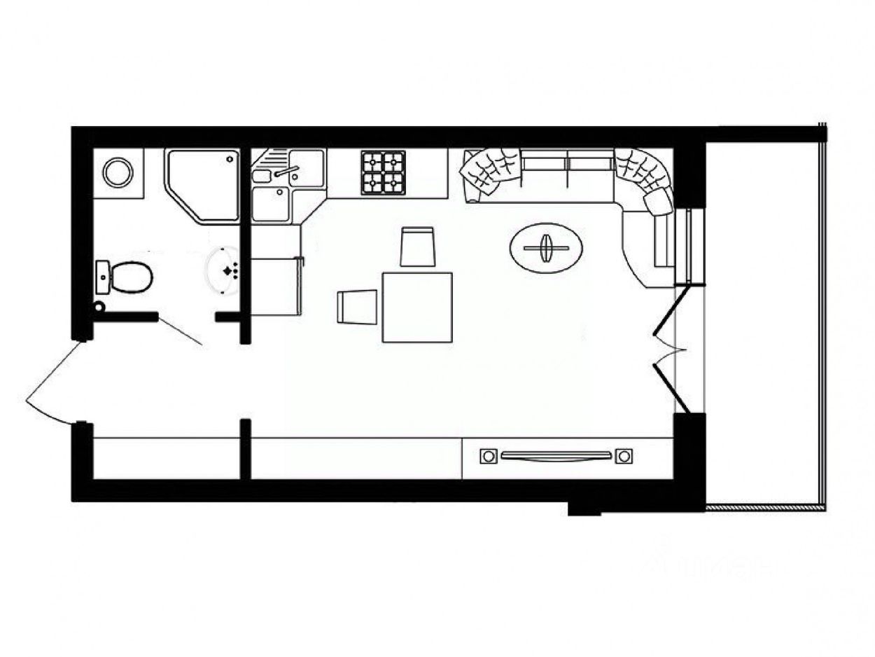 Размеры квартиры студии
