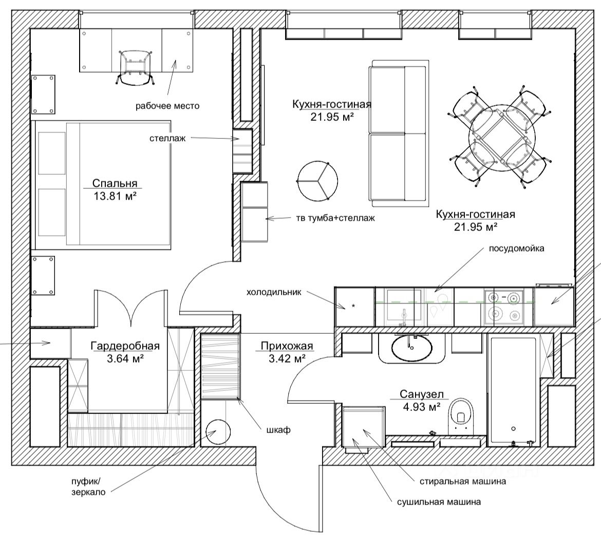 Продаю двухкомнатную квартиру 49м² бул. Генерала Карбышева, 11, Москва ...