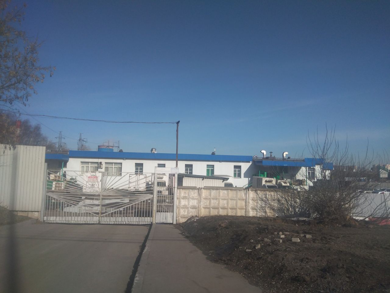Складском комплексе на ул. Рябиновая, 55с29