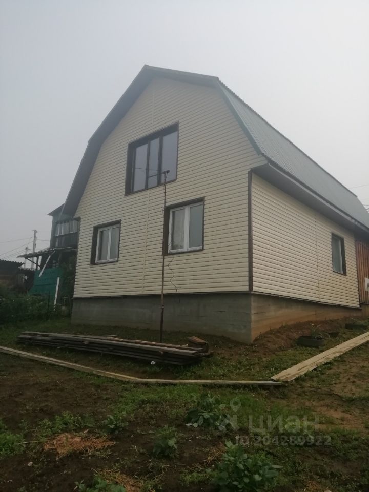 Продаю дом 70м² ул. Центральная, Иркутская область, Иркутский район, Колобок СНТ - база ЦИАН, объявление 204289922