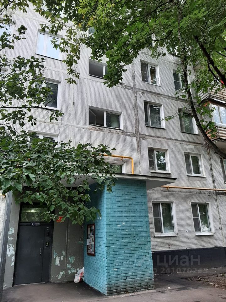 Продажа двухкомнатной квартиры 44.8м² Новосибирская ул., 6К1, Москва, ВАО, р-н Гольяново м. Щелковская - база ЦИАН, объявление 241070245