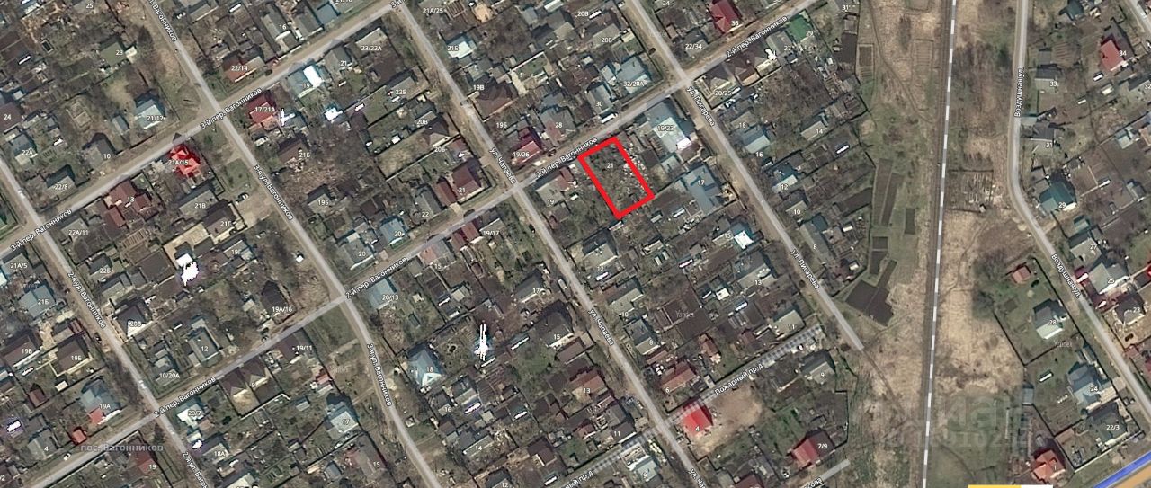 Купить участок 4.44сот. пер. 2-й Вагонников, 21, Тверь, Тверская область, р-н Заволжский, мкр. Вагонников - база ЦИАН, объявление 169102548
