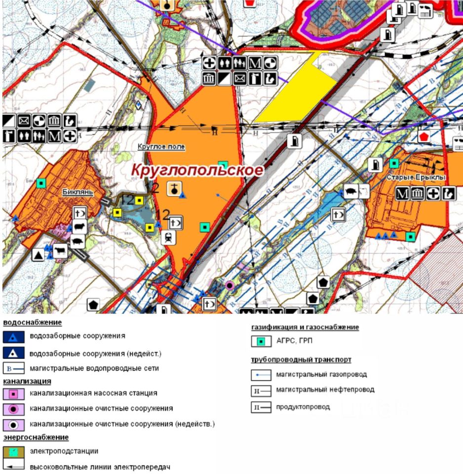 Карта круглое поле тукаевский район