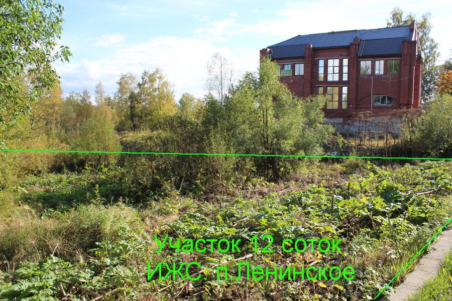 Продаю участок 12сот. ул. Советская, Ленинградская область, Выборгский район, Первомайское с/пос, Ленинское поселок - база ЦИАН, объявление 227362490
