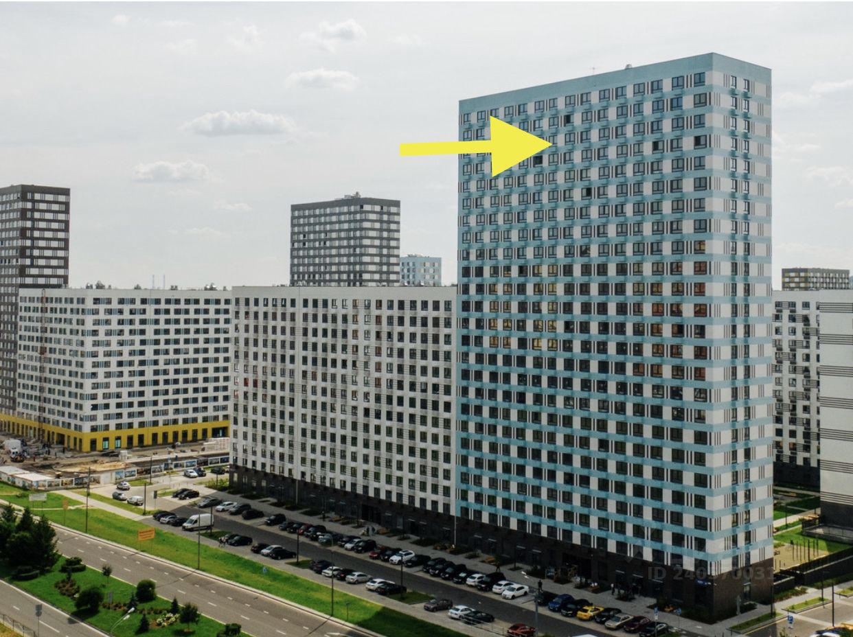 Продажа однокомнатной квартиры 35м² ул. Мира, 37, Мытищи, Московская область, мкр. Ярославский - база ЦИАН, объявление 240570031