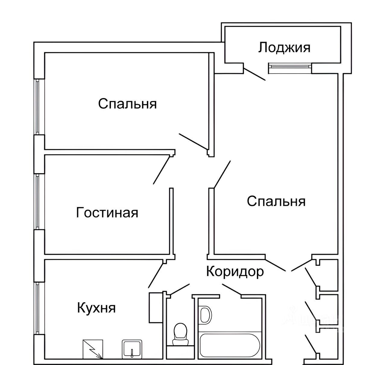 Дана схема квартиры кухня в этой квартире имеет площадь кв м