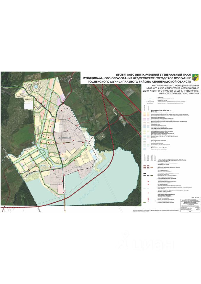 Карта тосненского района ленинградской области