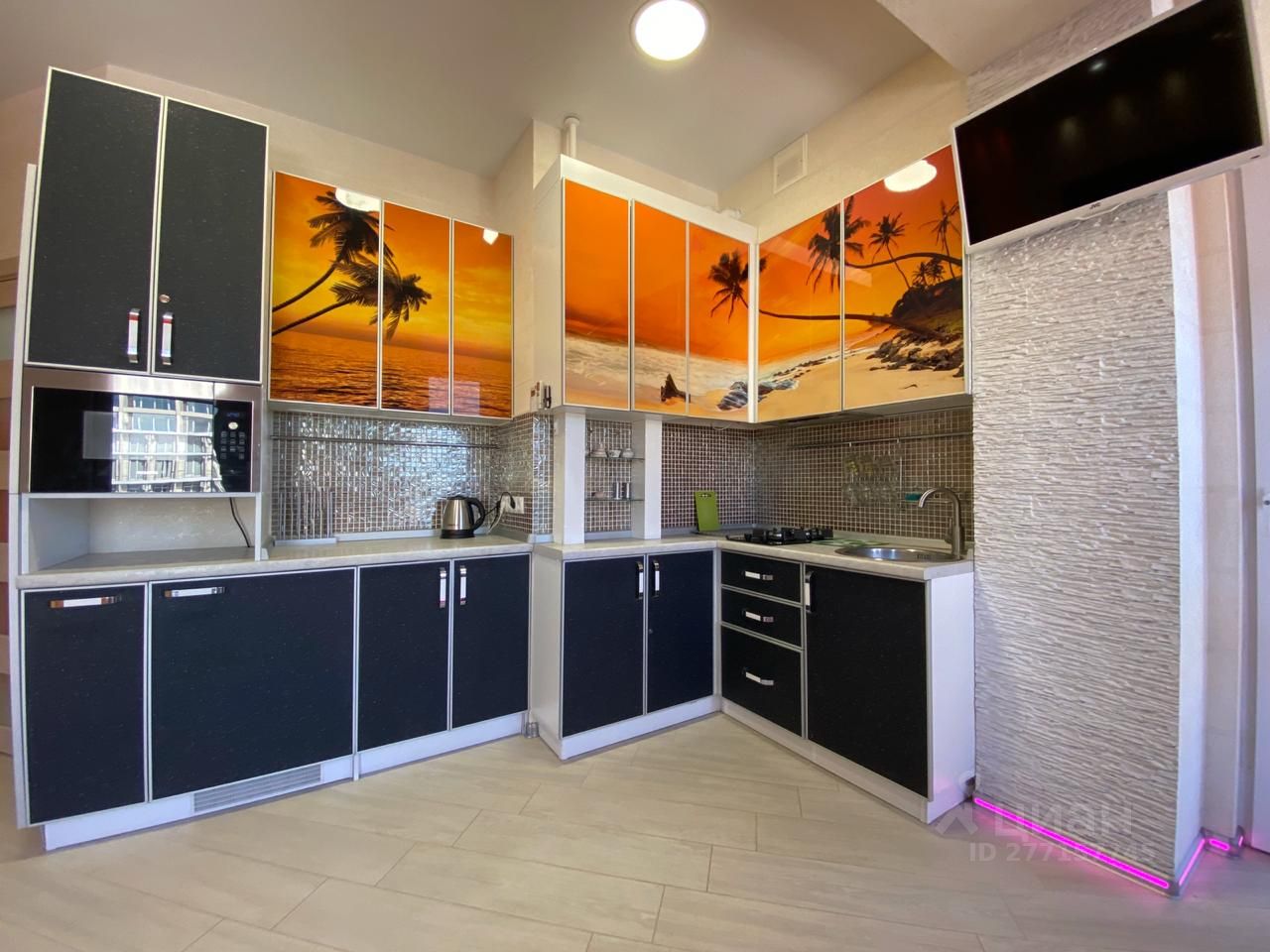 Снять квартиру-студию 26.1м² ул. Просвещения, 147/1, Сочи ...