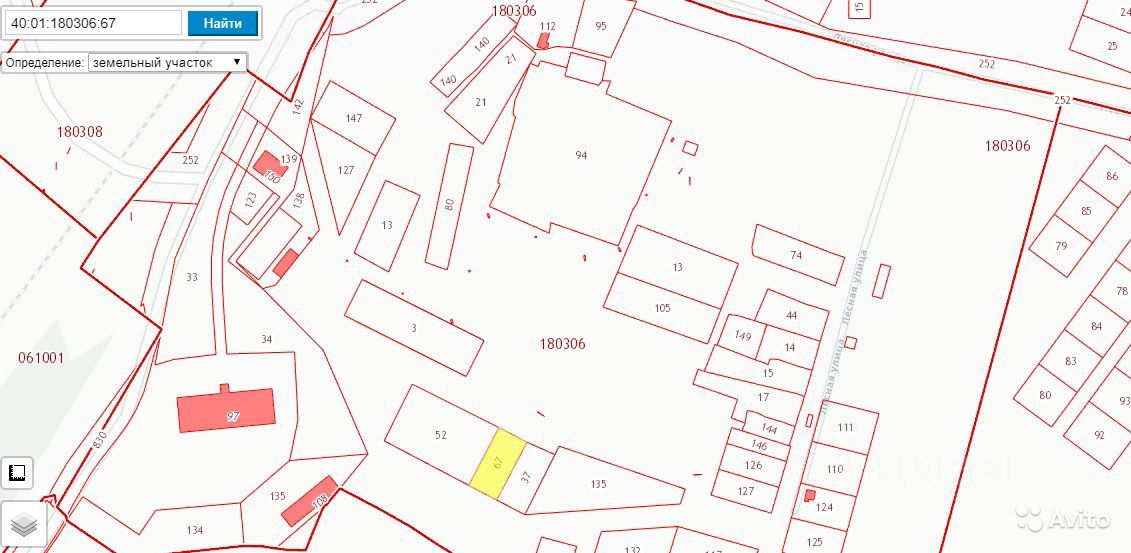 Кадастровая карта бабынино калужской области