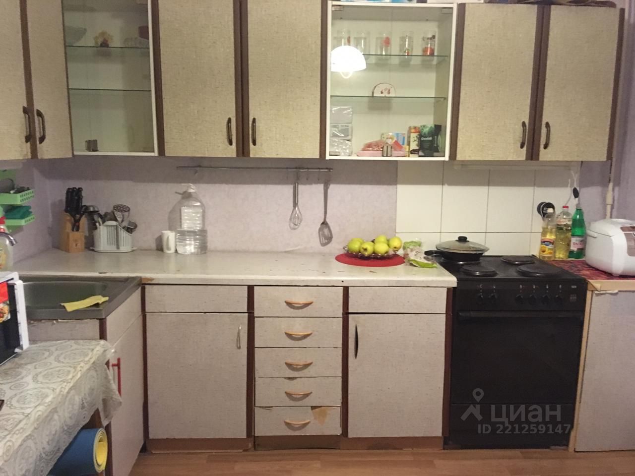 Снять однокомнатную квартиру 38.7м² Сколковское ш., 30, Москва, ЗАО, р-н Можайский м. Молодежная - база ЦИАН, объявление 221259147