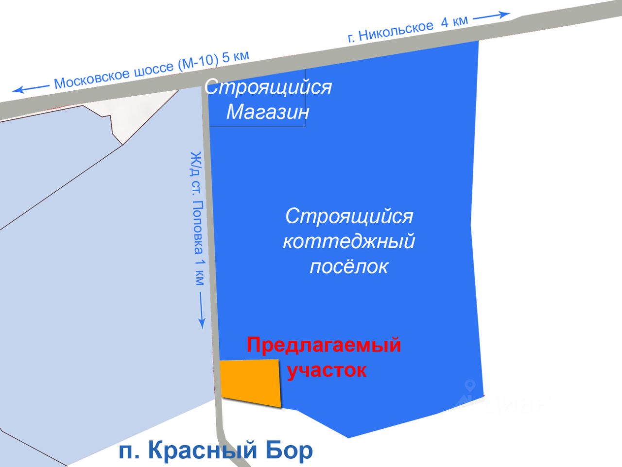 Кадастровая карта красный бор тосненский район