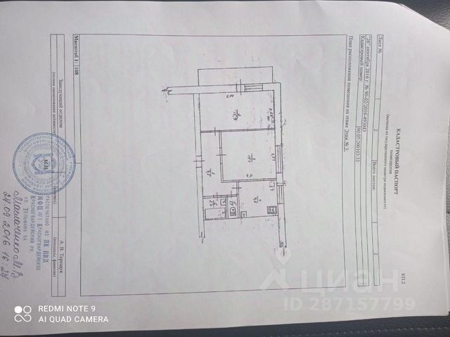 Паспорт стол красногвардейского района