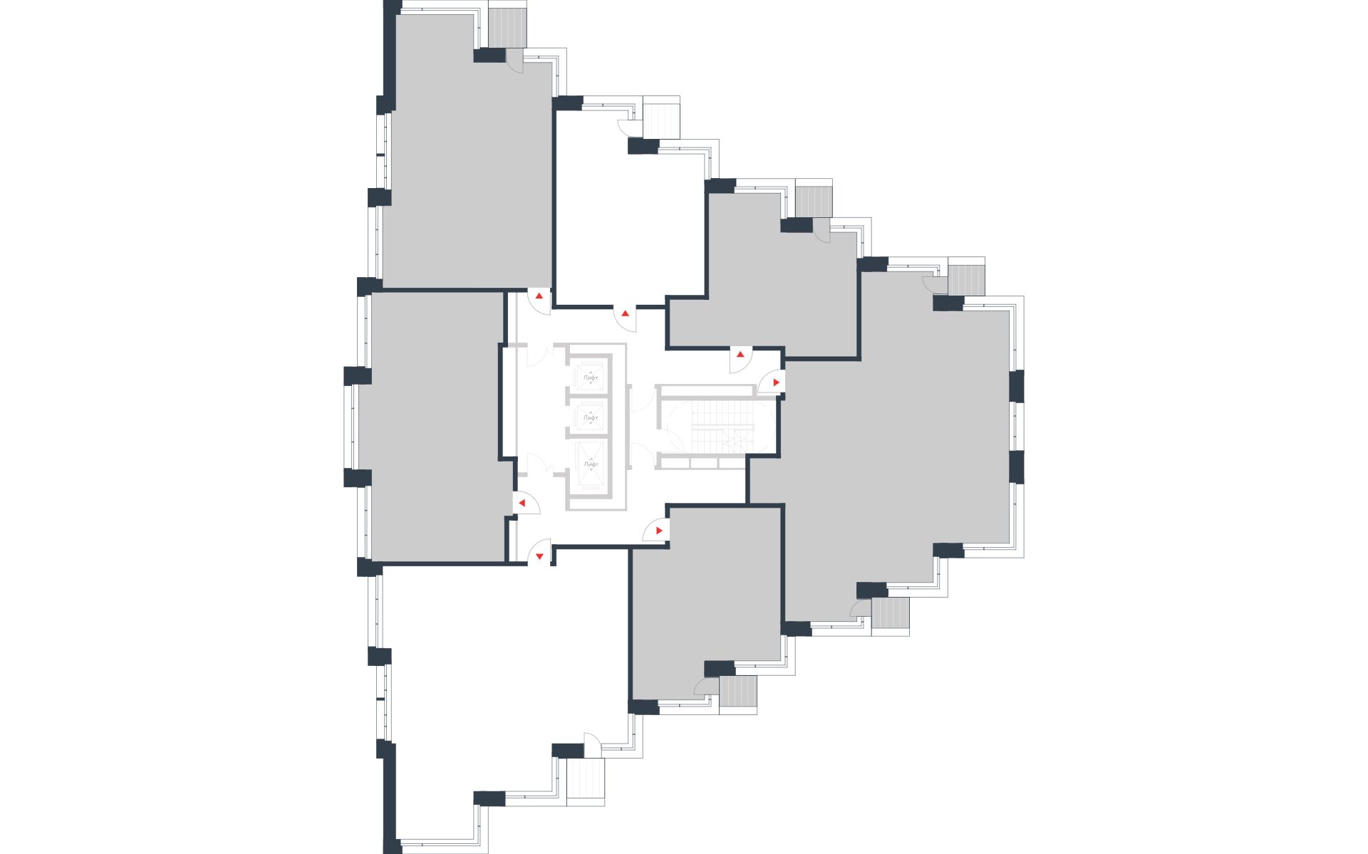 4 18 9 32 8 111. Архитектурный офис план. More than Housing Zurich Plan.