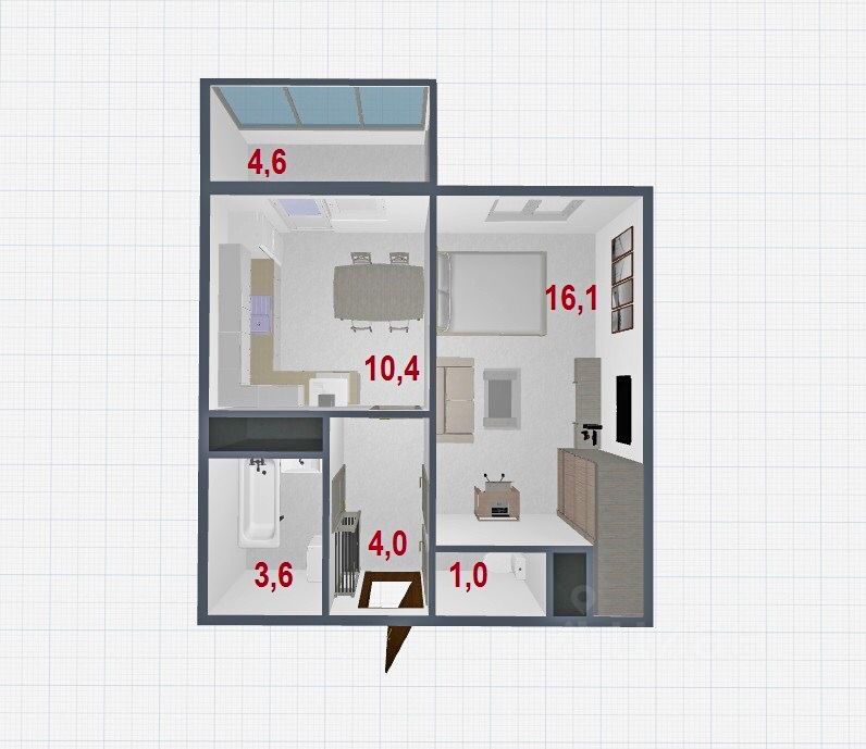 Купить однокомнатную квартиру 35.4м² просп. Энергетиков, 9к6, Санкт-Петербург, р-н Красногвардейский, Большая Охта м. Ладожская - база ЦИАН, объявление 252064962