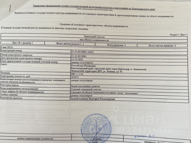 Днт знаменский краснодар карта