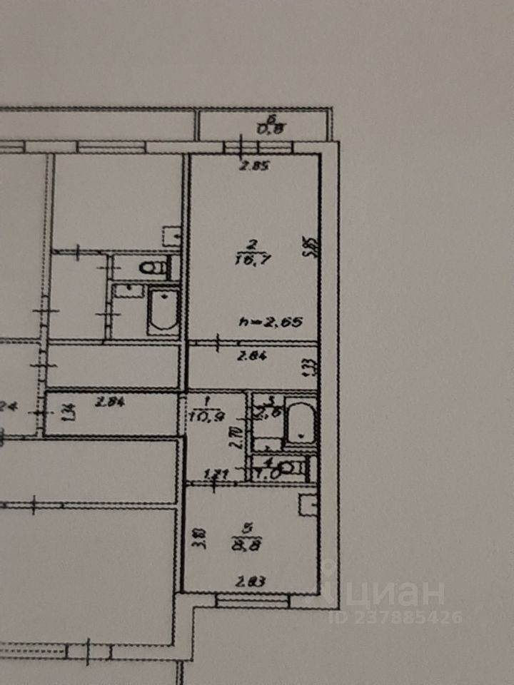 Купить однокомнатную квартиру 40м² Норильская ул., 3Д, Красноярск, Красноярский край, р-н Октябрьский - база ЦИАН, объявление 237885426
