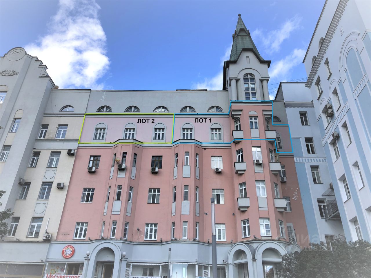 Продаю апартаменты свободной планировки 60м² ул. Большая Молчановка, 23С1, Москва, ЦАО, р-н Арбат м. Смоленская - база ЦИАН, объявление 241081517