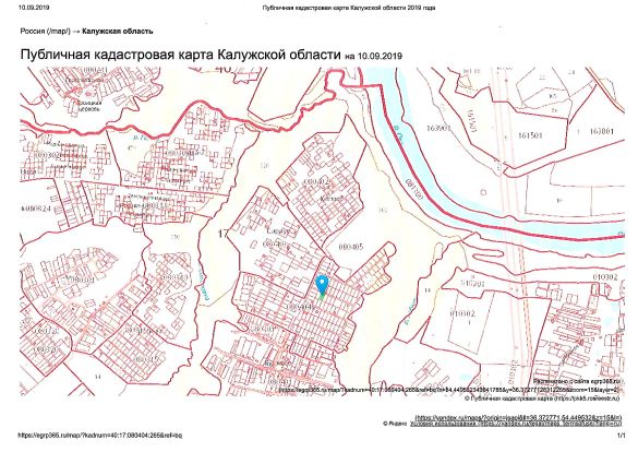 Публичная карта калужской области 2022