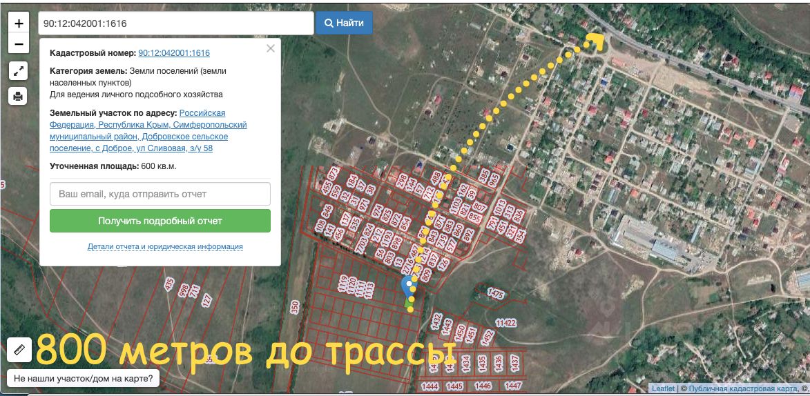 Публичная кадастровая карта крыма симферопольский район