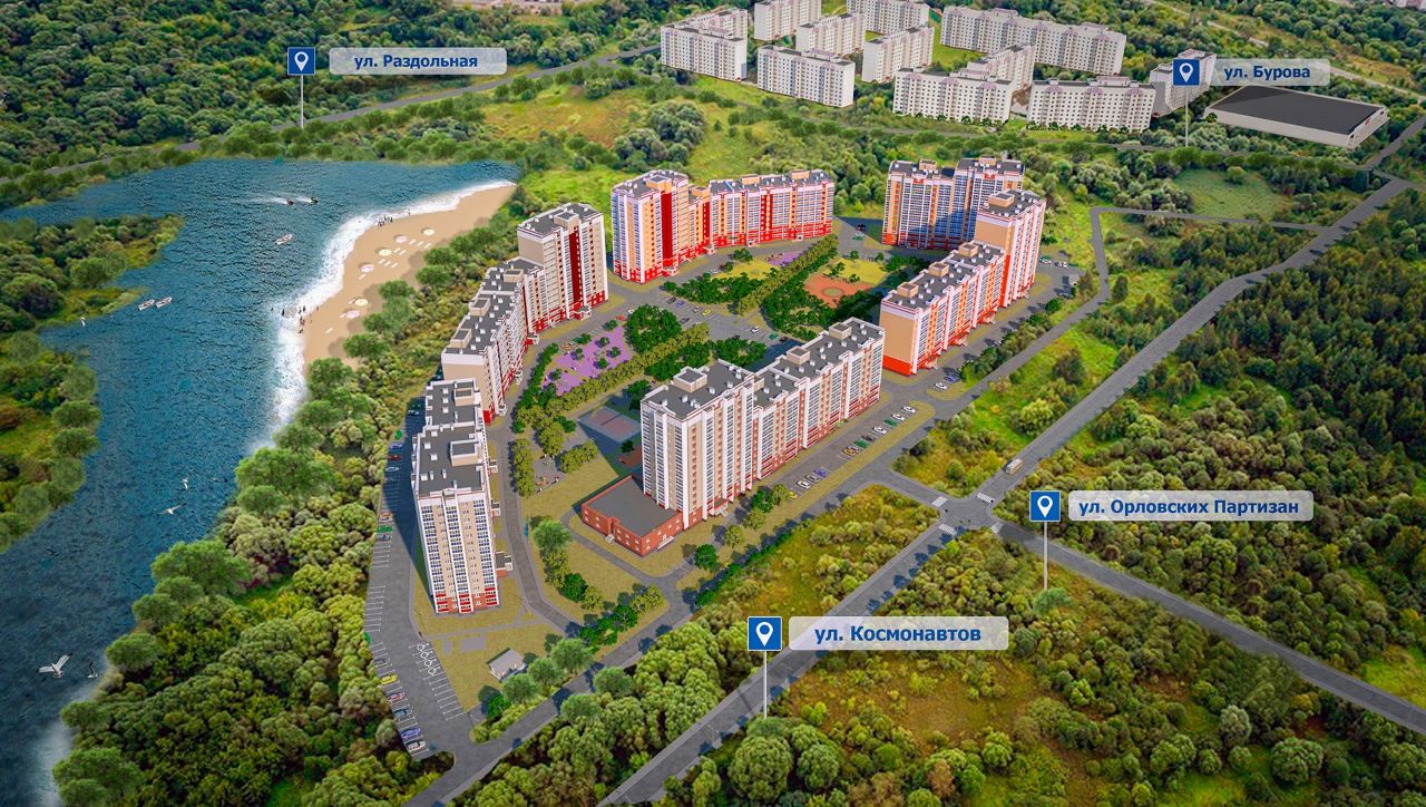 жилой комплекс по ул. Космонавтов