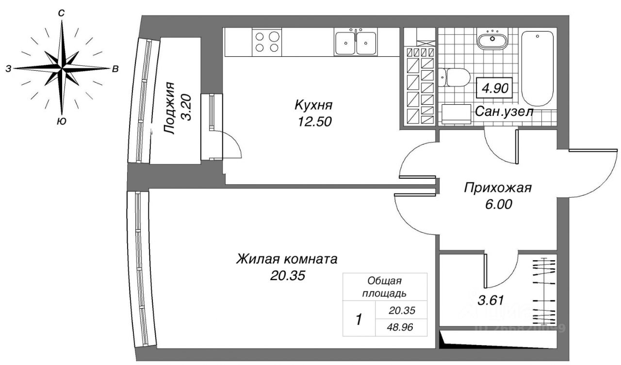 Казань Купить Квартиру 1 Комнатную Приволжский