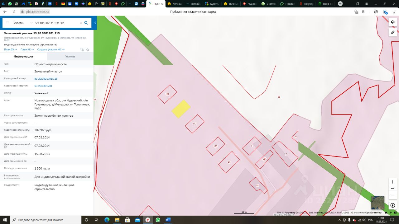 Кадастровая карта публичная новгородская область чудовский район