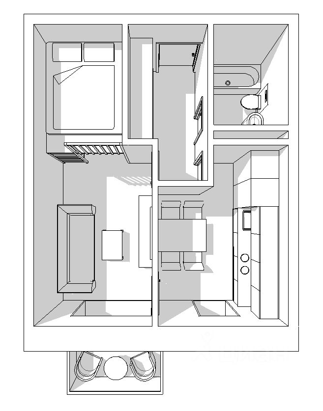 Купить однокомнатную квартиру 30м² Московская область, Ленинский ...