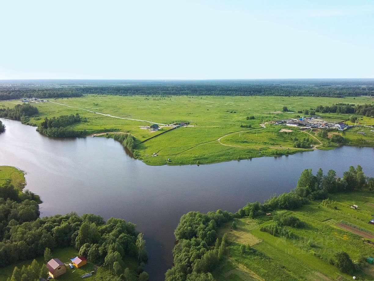 Клин округ. Селинское пруд. Село Селинское речка липня зимой.