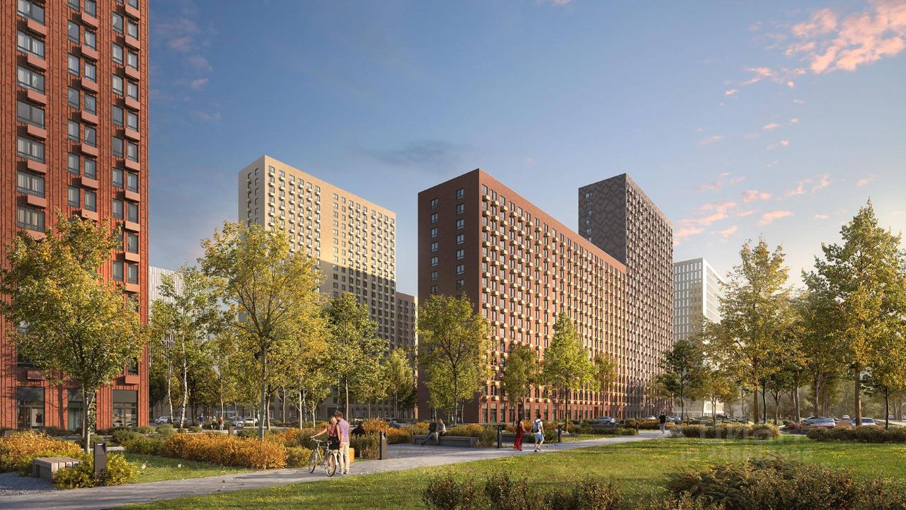 Продажа трехкомнатной квартиры 76.1м² Москва, ЗАО, р-н Кунцево, Мякинино Парк жилой комплекс, 1с1 м. Павшино - база ЦИАН, объявление 248618998