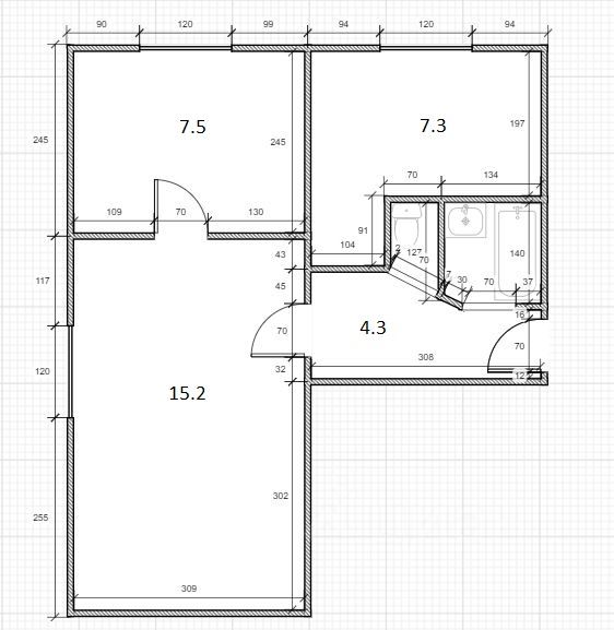 Купить двухкомнатную квартиру 37.1м² ул. Верности, 40, Санкт-Петербург, р-н Калининский, Пискарёвка м. Академическая - база ЦИАН, объявление 235305480