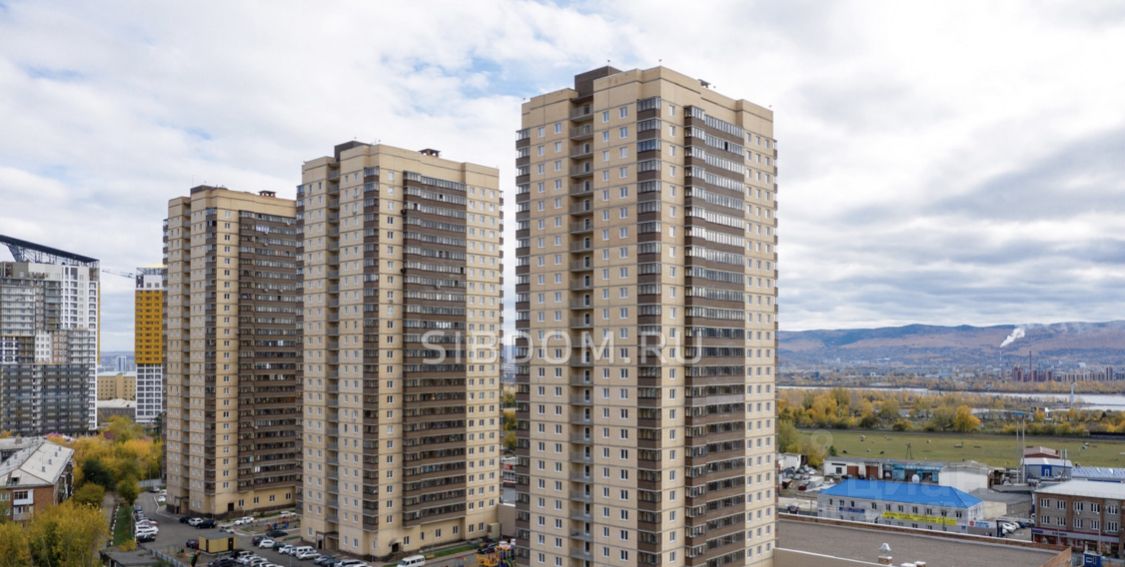 Купить двухкомнатную квартиру 57.2м² Дудинская ул., Красноярск, Красноярский кра