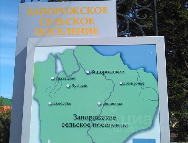 Запорожское приозерский район карта