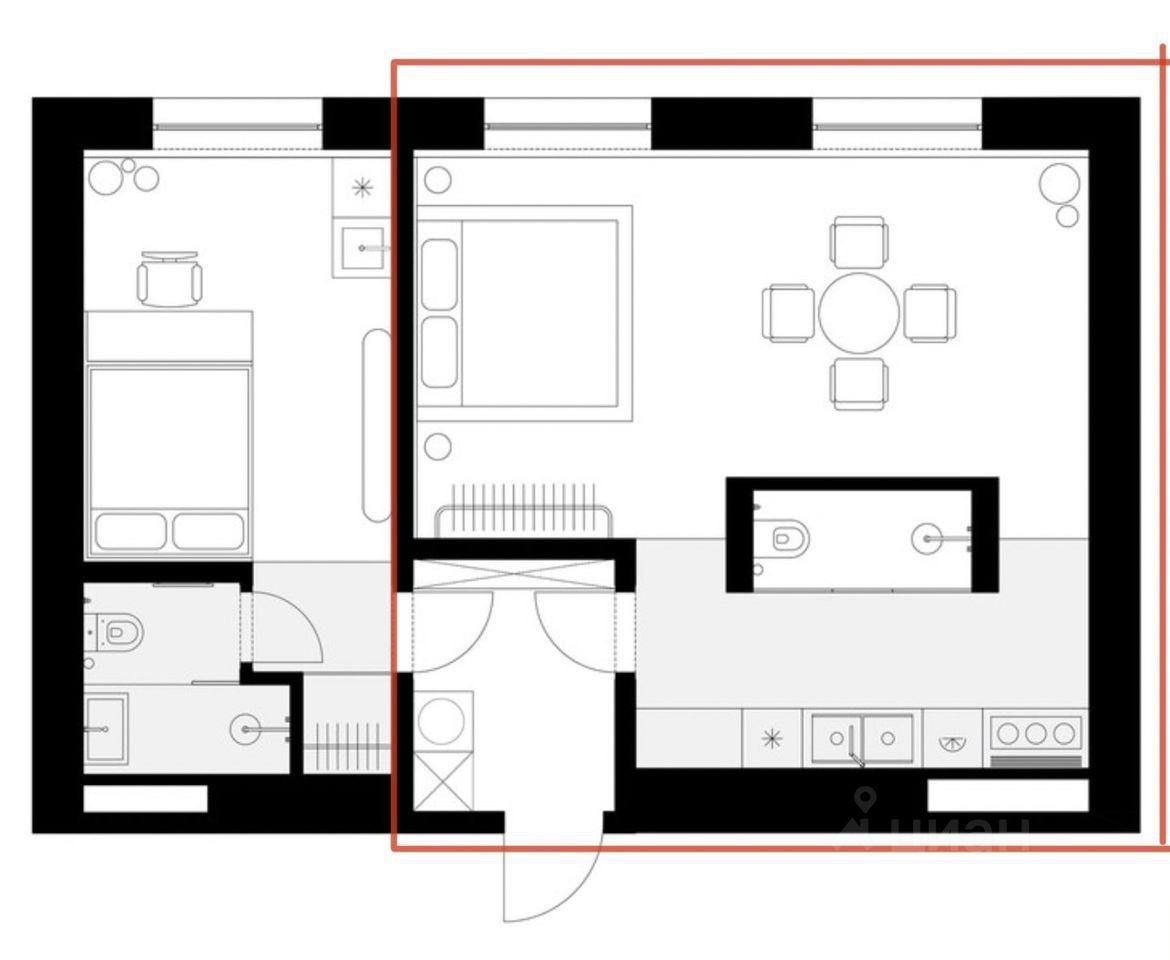 Планировка квартиры 60 кв м 3 комнаты