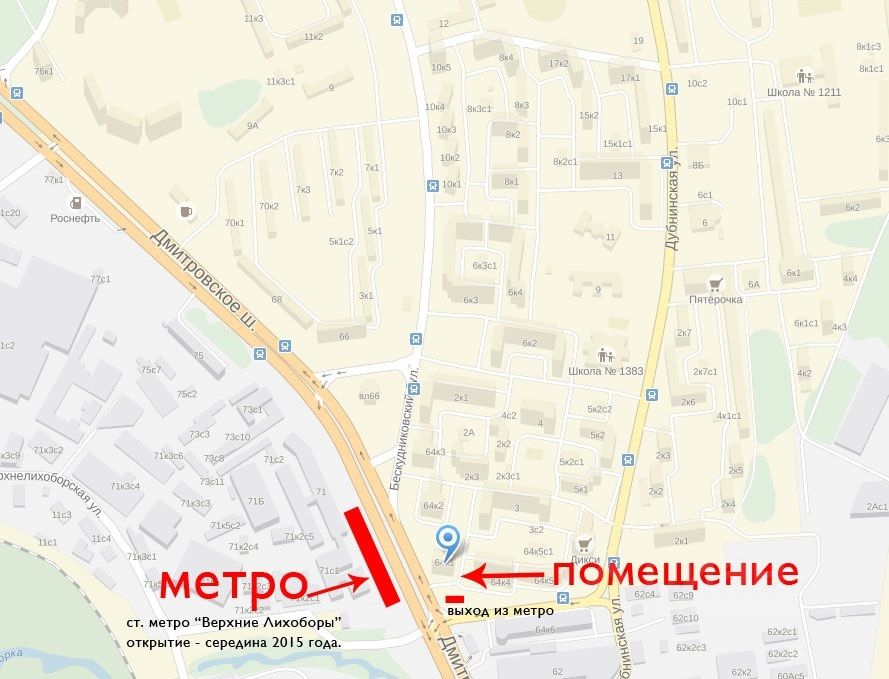 Карта москвы метро верхние лихоборы на карте