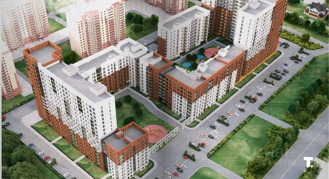 Продажа двухкомнатной квартиры 64.9м² Тутаевское ш., Ярославль, Ярославская область, р-н Дзержинский, мкр. Яблоневый Посад - база ЦИАН, объявление 253290580
