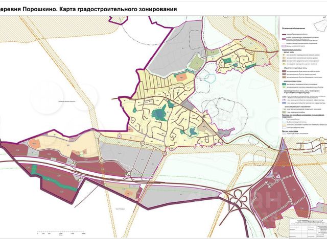 Карта градостроительного зонирования лен обл