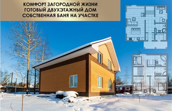 Продажа дома 130м² Ленинградская область, Всеволожский район, Куйвозовское с/пос, Матокса деревня м. Девяткино - база ЦИАН, объявление 250311331