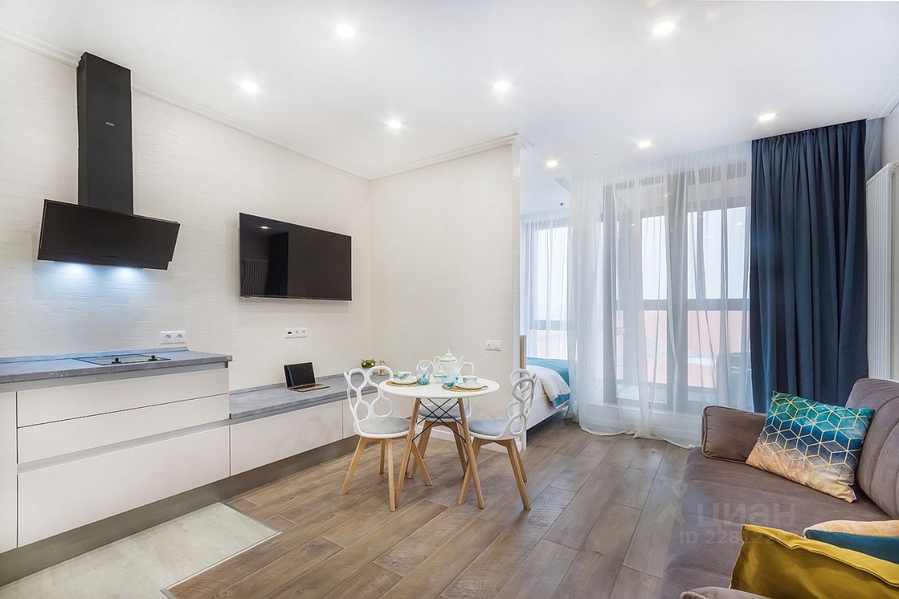 Сдам квартиру-студию 32м² Ходынский бул., 20А, Москва, САО, р-н Хорошевский м. ЦСКА - база ЦИАН, объявление 228122870