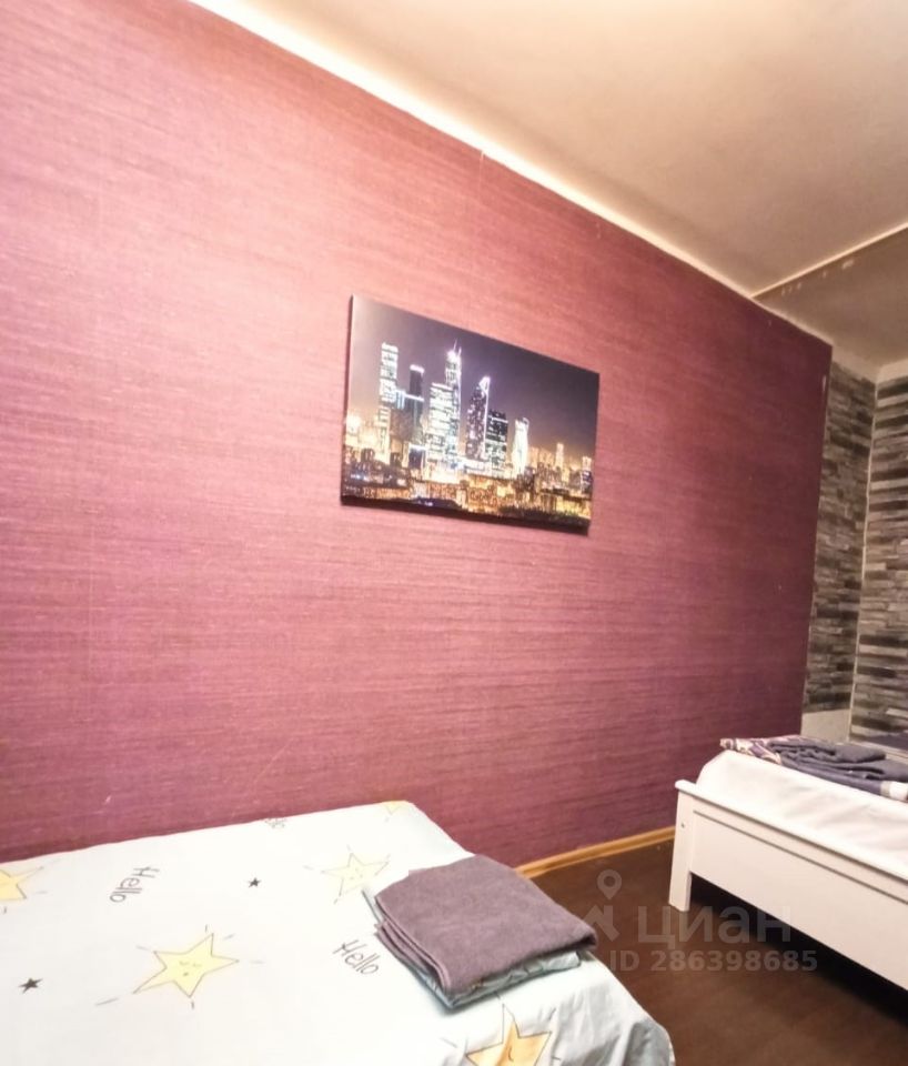 Аренда двухкомнатной квартиры 49м² Рязанский просп., 62, Москва, ЮВАО ...