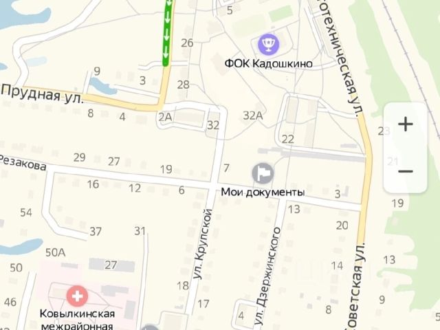 Карта кадошкино с улицами