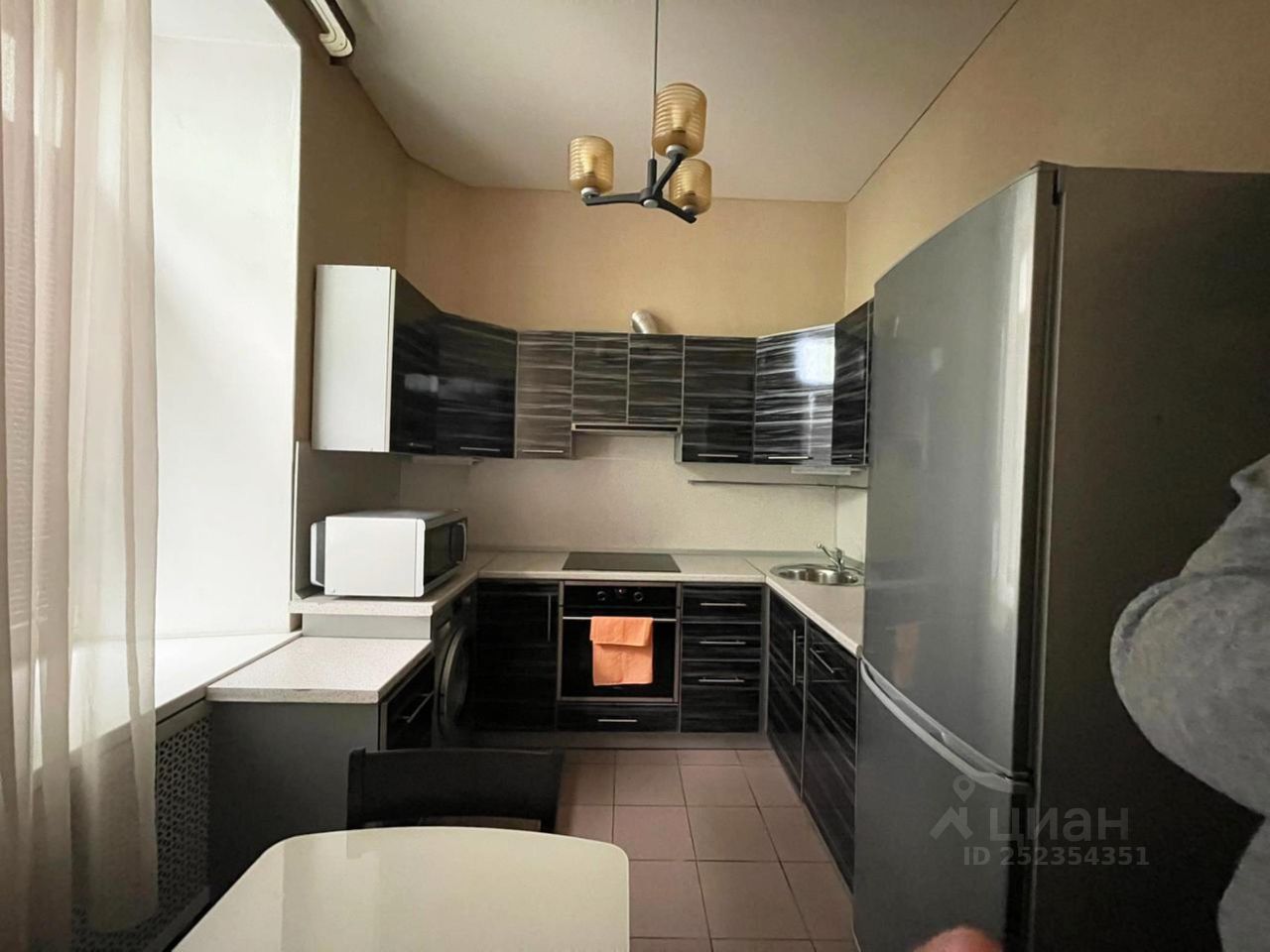 Снять двухкомнатную квартиру 45м² Новинский бул., 16С2, Москва, ЦАО, р-н Арбат м. Смоленская - база ЦИАН, объявление 252354351